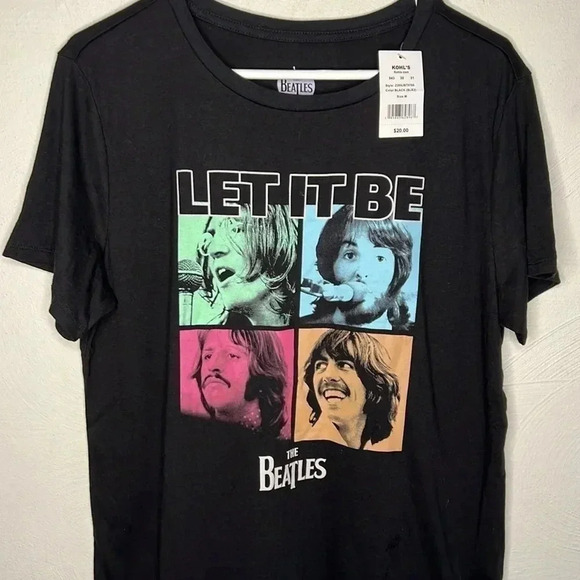 The Beatles Let it Be Graphic Tee Shirt Size M NEW - Picture 4 of 5